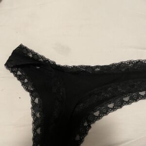 Använda Stringtrosor Svarta. Storlek: L