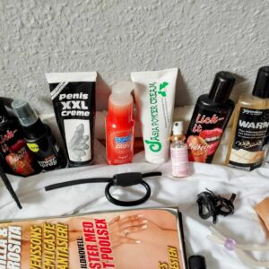 Använda Sexleksaker Och Oljor