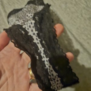 Använda spets trosor