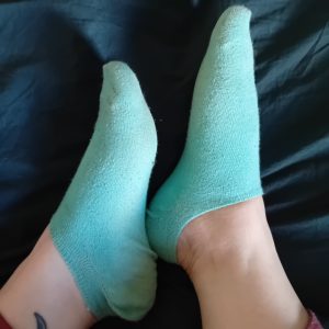Turkosa ankelsockor