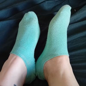 Turkosa ankelsockor