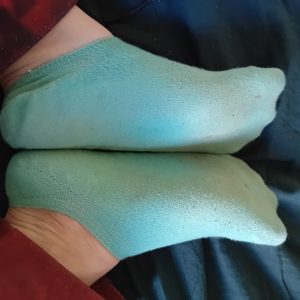Turkosa ankelsockor